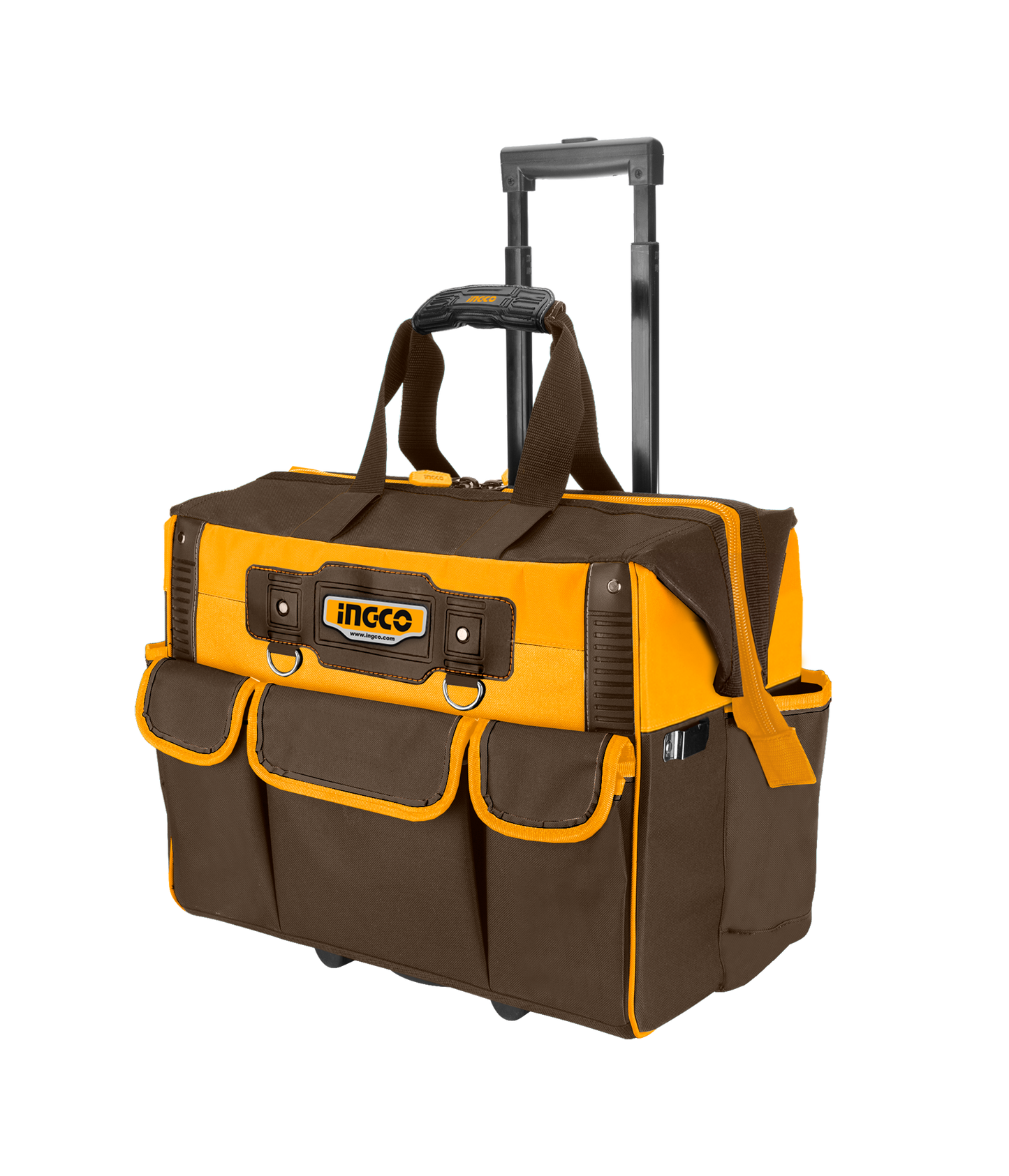 INGCO Rolling Rigid Tool Bag Max Load 20kg Telescopic Handle