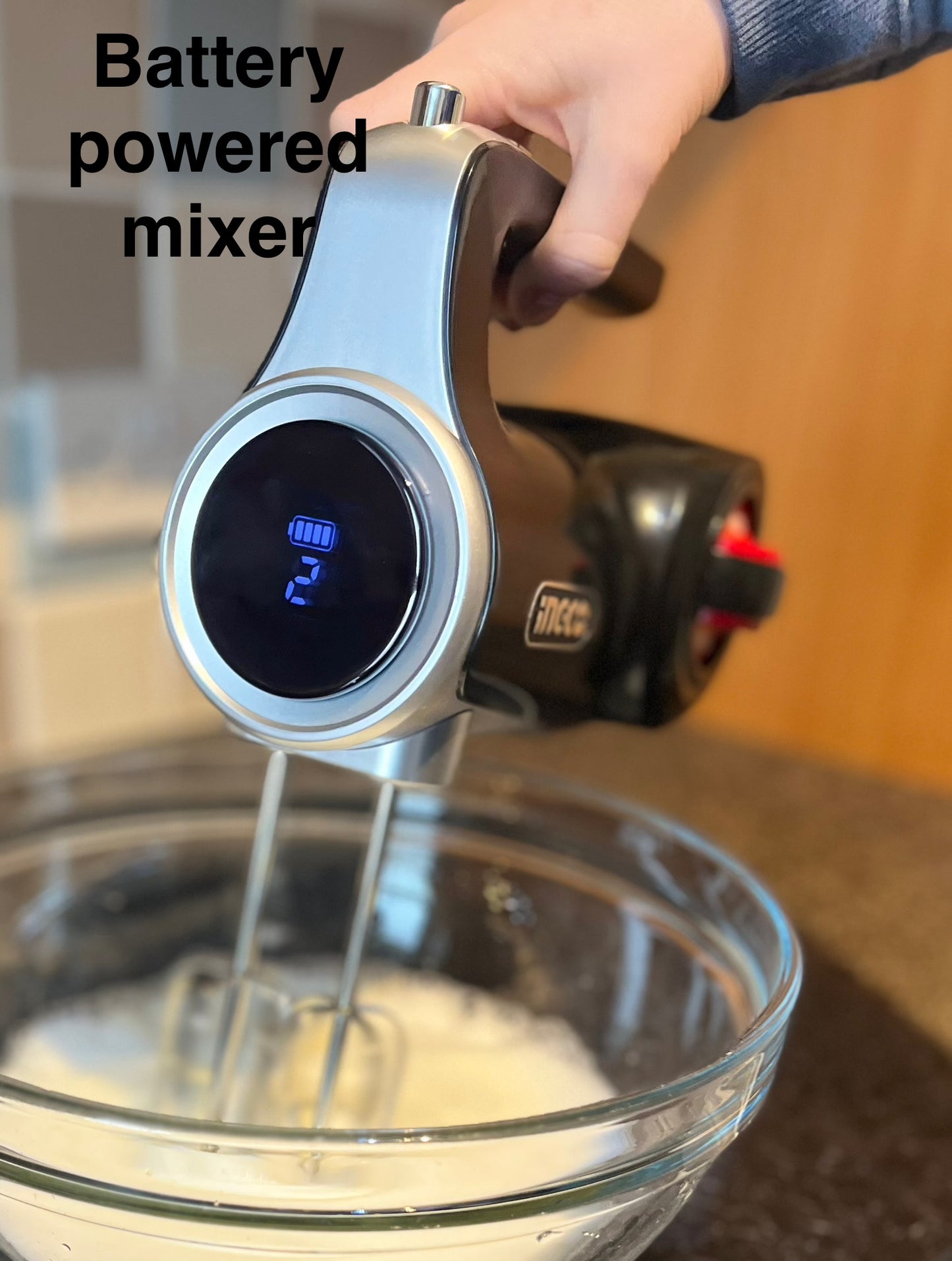 INGCO 125w Cordless Kitchen Hand Mixer