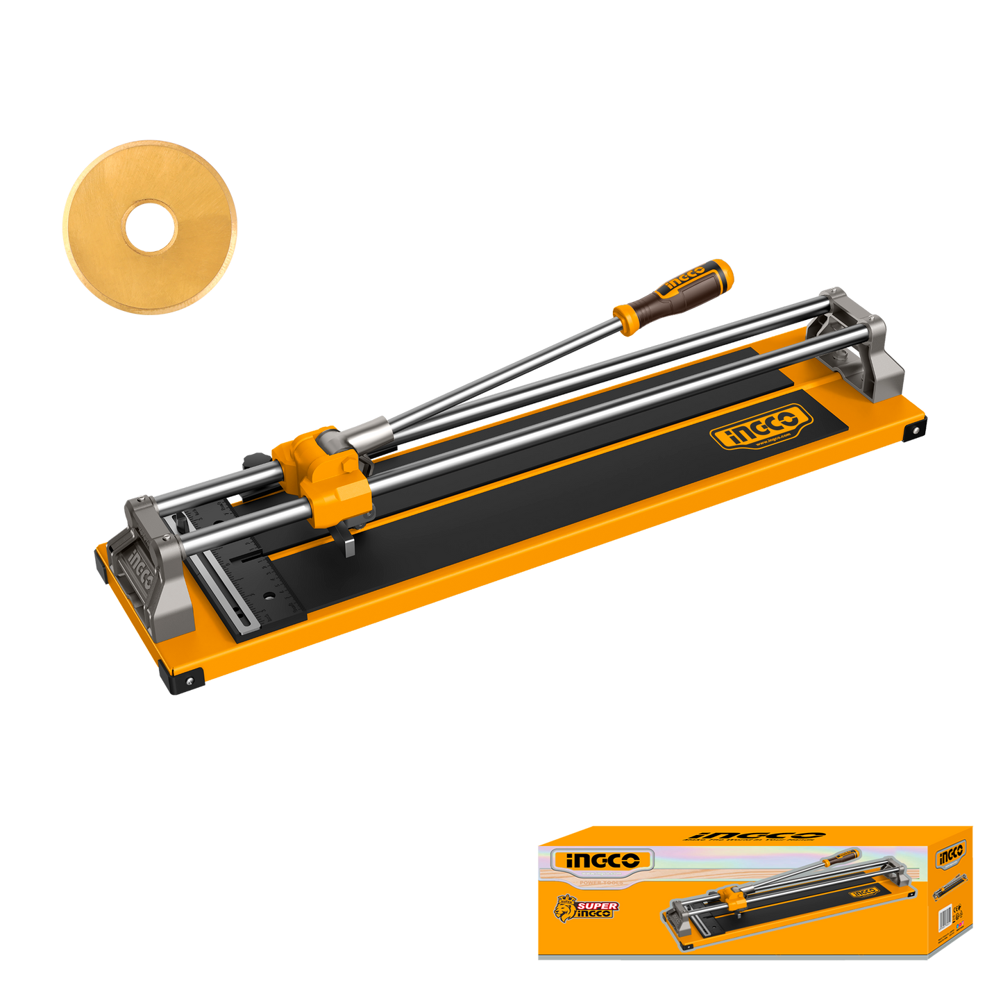 INGCO Steel Base Tile Cutter Cutting Length 600mm Cutting Thickness 14mm