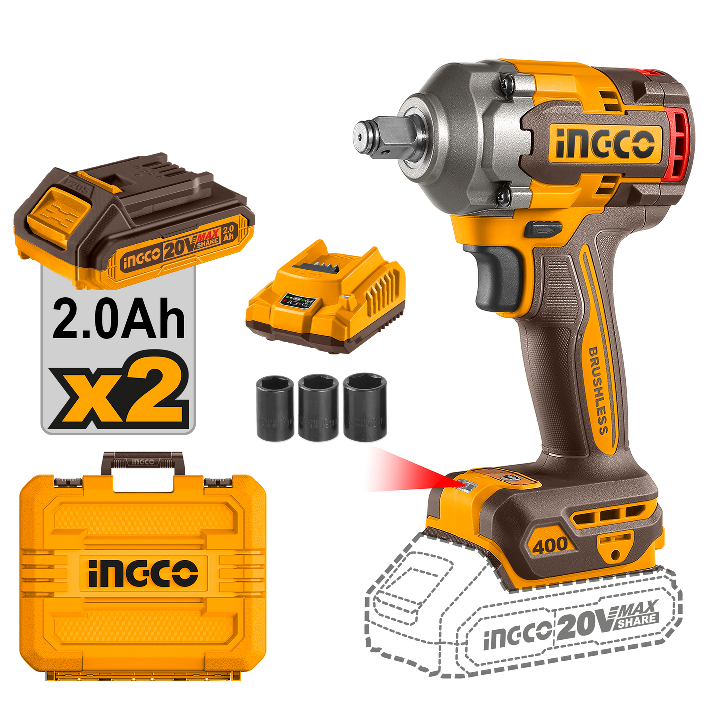 Cordless impact wrench