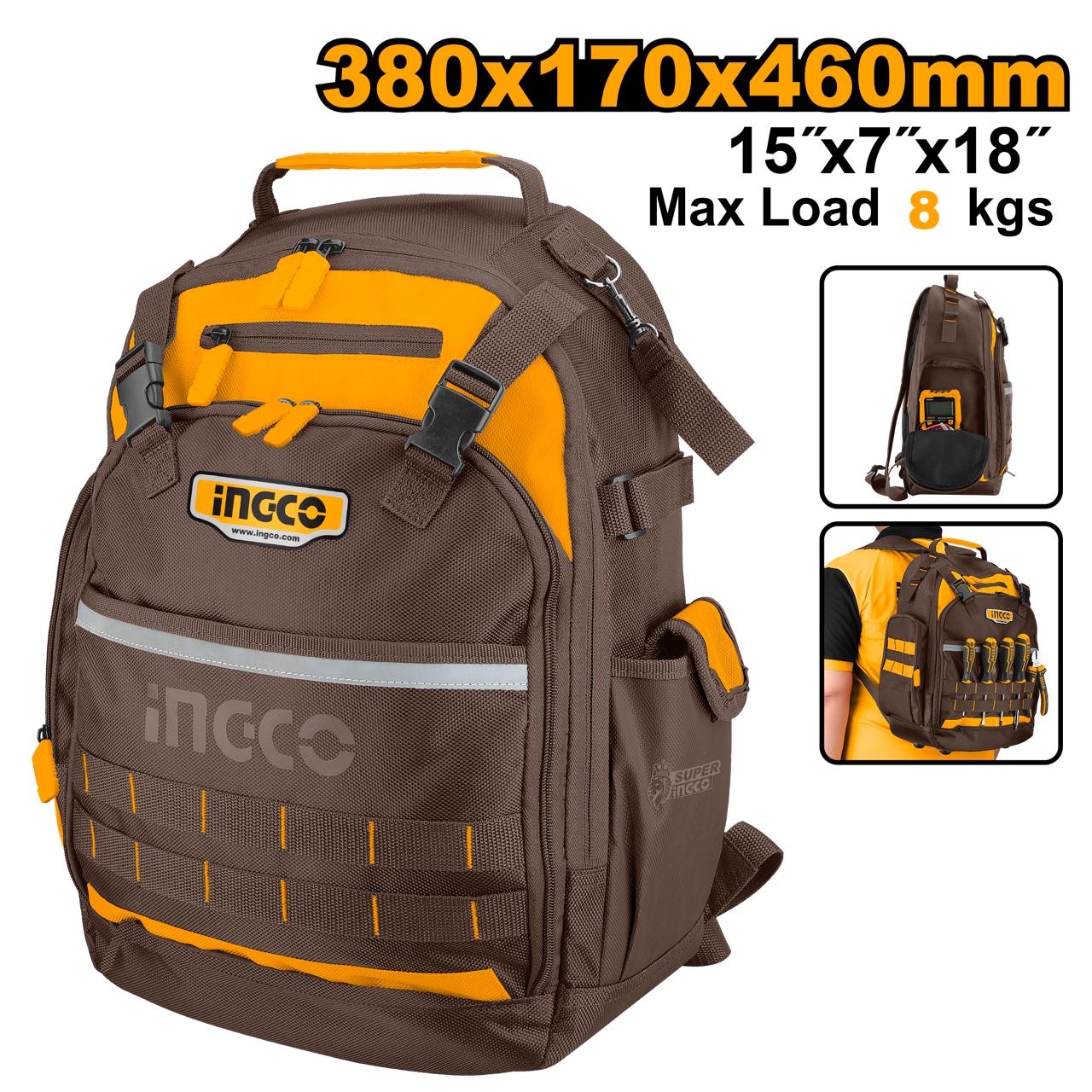 INGCO Industrial Tool Backpack