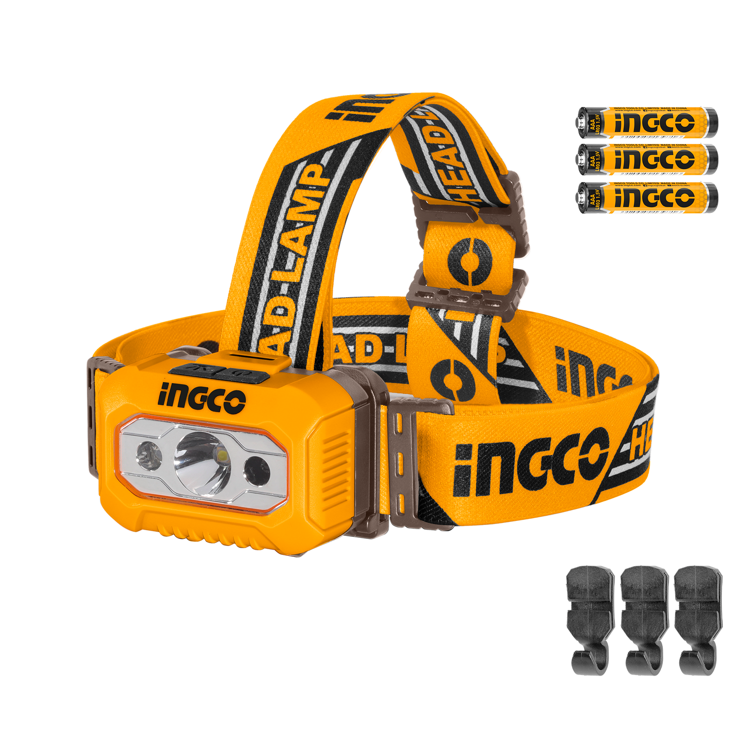 INGCO Headlamp 200 Lumens with Motion Sensor