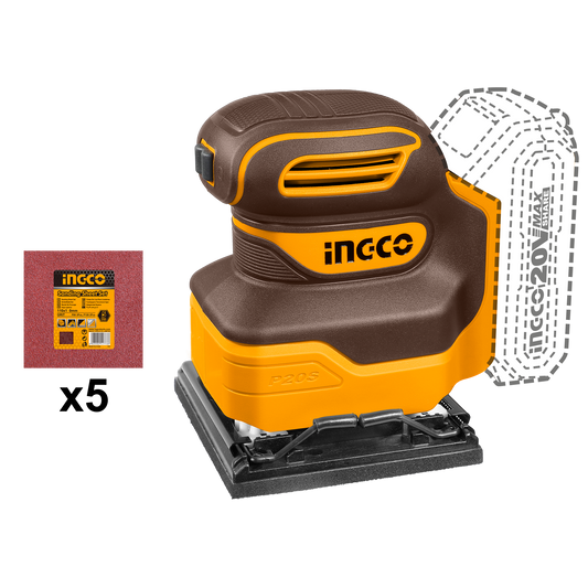 Cordless sheet sander